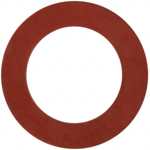 D.A.R. Industrial Prods. Inc. 31947443 Flange Gasket For 4" Pipe, 4-1/2" ID, 6-7/8" OD, 1/8" Thick, Red Rubber