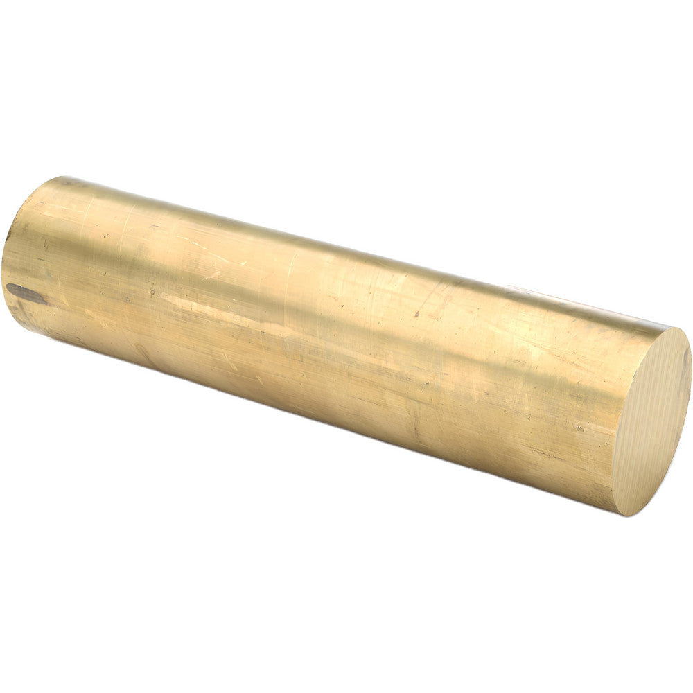 Value Collection CURD00070 Brass Round Rod 3" Dia, 12" Long, Alloy 360