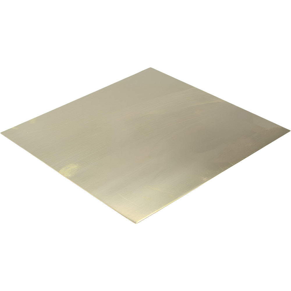 Value Collection CUFLR024511X1 0.02 Inch Thick x 12 Inch Wide x 12 Inch Long, Brass Sheet