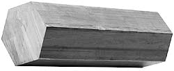 Value Collection CUHEX000333 3/4 Inch Width Across Flats x 36 Inch Long, Brass Hexagon Bar