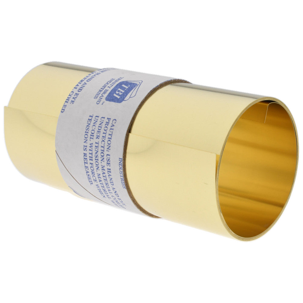 Trinity Brand Industries M-BBN60-10 Shim Stock 0.01'' Thick, 60'' Long, 6" Wide, 260 Alloy Brass