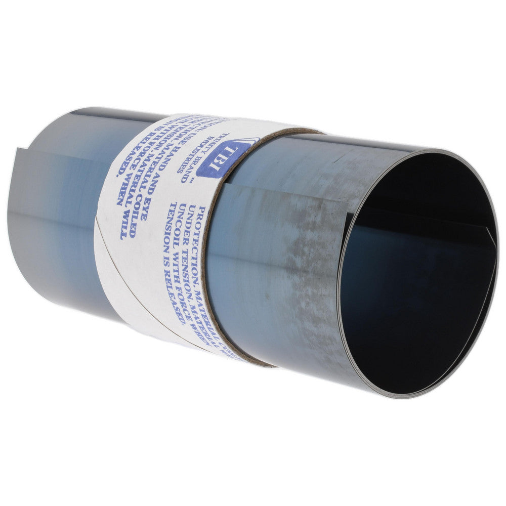 Trinity Brand Industries M-6BLT50-10 Shim Stock 0.01'' Thick, 50'' Long, 6" Wide, 1095 High Carbon,Blue Tempered Spring Steel