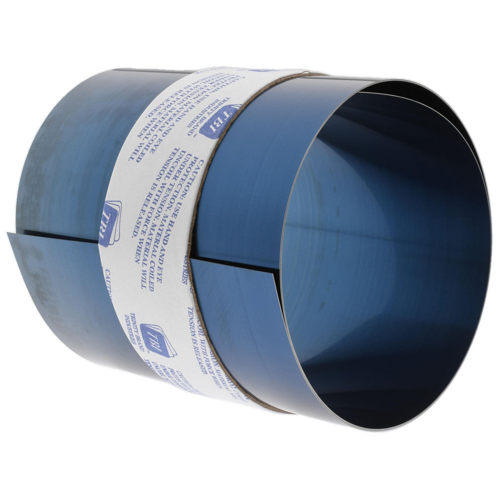 Trinity Brand Industries M-6BLT50-15 Shim Stock 0.015'' Thick, 50'' Long, 6" Wide, 1095 High Carbon,Blue Tempered Spring Steel