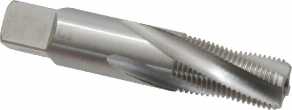 Balax 59920-000 1/8-27 NPT, 15° Helix, 4 Flutes, Bottoming Chamfer, Bright Finish, Cobalt, Spiral Flute Pipe Tap