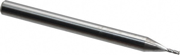 Kyocera SGS Precision Tools 30103 Square End Mill 0.0313" Dia, 0.0781" LOC, 4 Flute, Solid Carbide