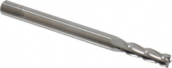 Kyocera SGS Precision Tools 30113 Square End Mill 7/64" Dia, 3/8" LOC, 4 Flute, Solid Carbide
