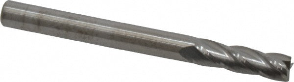 Kyocera SGS Precision Tools 30123 Square End Mill 3/16" Dia, 5/8" LOC, 4 Flute, Solid Carbide