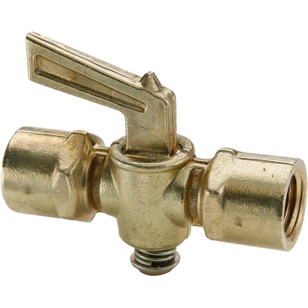 Parker V403P-4-4 1/4" Pipe, Female Pipe to Female Pipe Drain Cock & Shutoff Valve