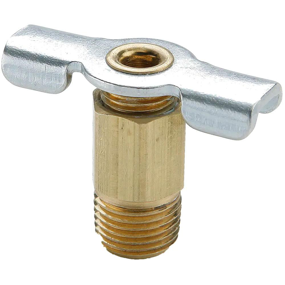 Parker DC602-2 1/8" Pipe, Internal Seal Drain Cock & Shutoff Valve