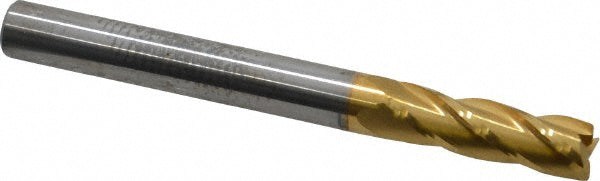 Kyocera SGS Precision Tools 39131 Square End Mill 1/4" Dia, 3/4" LOC, 4 Flute, Solid Carbide