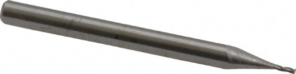 Kyocera SGS Precision Tools 30503 Square End Mill 0.0313" Dia, 0.0781" LOC, 3 Flute, Solid Carbide