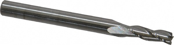 Kyocera SGS Precision Tools 30519 Square End Mill 5/32" Dia, 1/2" LOC, 3 Flute, Solid Carbide