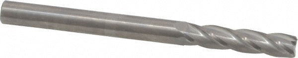 Kyocera SGS Precision Tools 33103 Square End Mill 1/4" Dia, 1-1/8" LOC, 4 Flute, Solid Carbide
