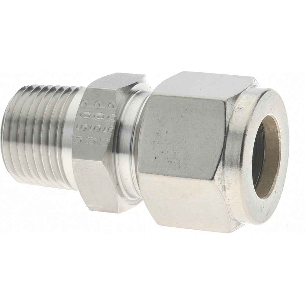 Parker 8MSC6N-316 Compression Tube Connector 3/8-18" Thread, Compression x MNPT