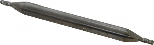 Kyocera SGS Precision Tools 31403 Square End Mill 3/64" Dia, 3/32" LOC, 4 Flute, Solid Carbide