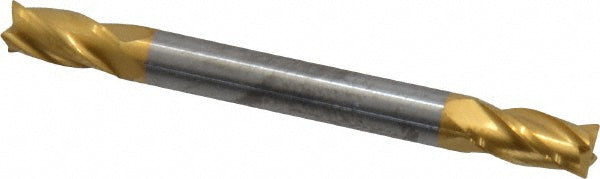 Kyocera SGS Precision Tools 31461 Square End Mill 3/16" Dia, 3/8" LOC, 4 Flute, Solid Carbide