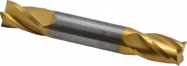 Kyocera SGS Precision Tools 31475 Square End Mill 3/8" Dia, 9/16" LOC, 4 Flute, Solid Carbide