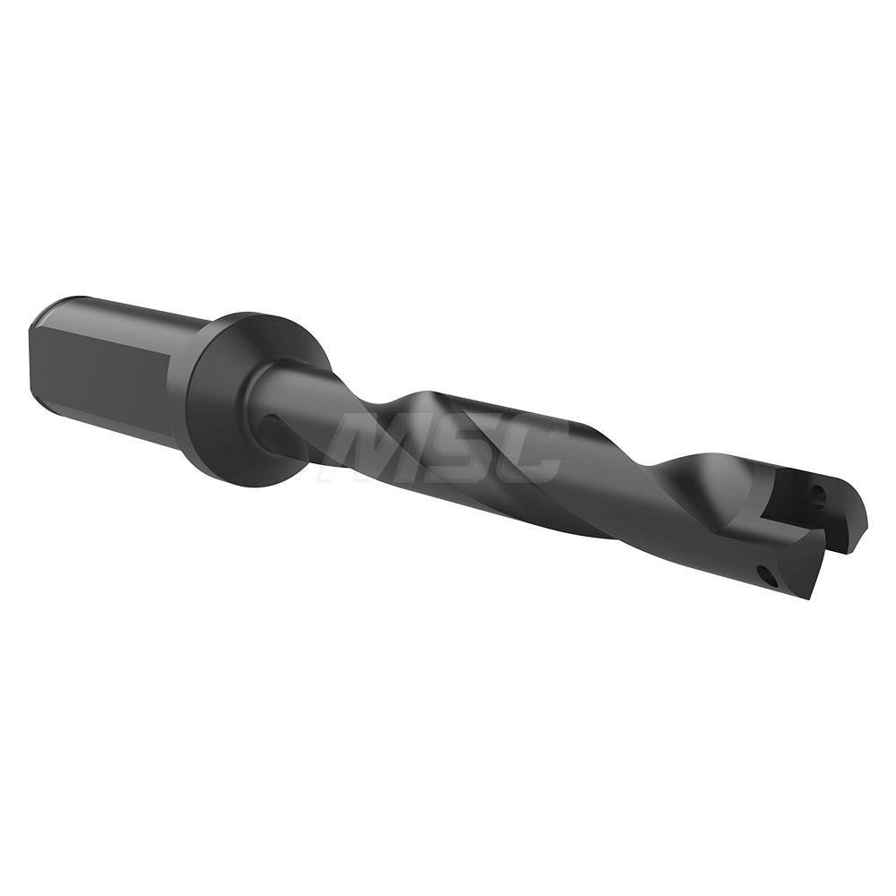 Allied Machine and Engineering 24500H-075F Indexable Spade Drill 33/64 to 11/16" Dia, 3-1/2" Max Depth, Helical Flute