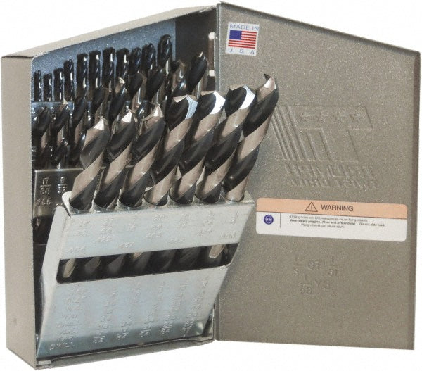 Triumph Twist Drill 090113 Drill Bit Set Jobber Length Drill Bits, 135 °, High Speed Steel