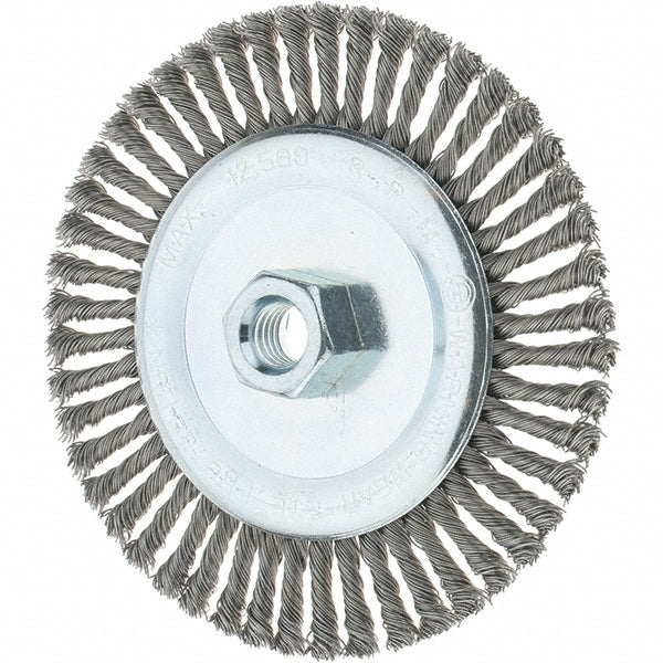 Tru-Maxx GSSC000068 Wheel Brush 6" Wheel Dia, Stringer Bead