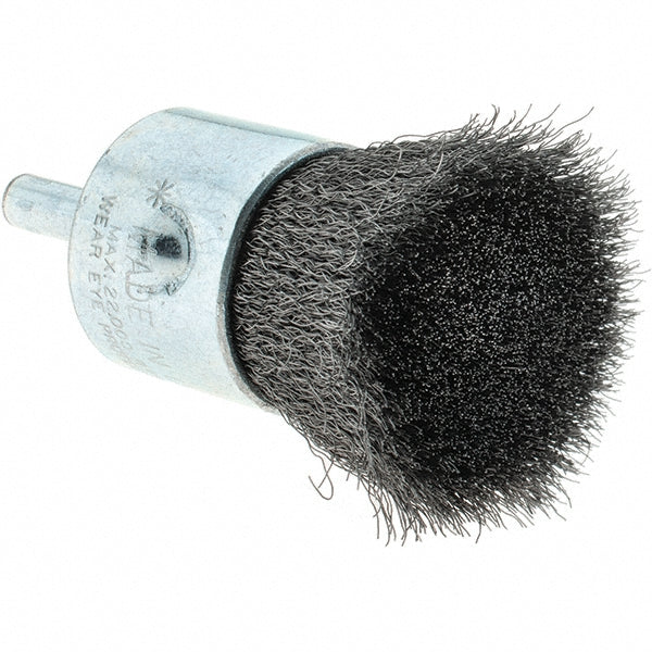 Tru-Maxx GSSC000028 End Brushes 1" Dia, Steel, Crimped Wire