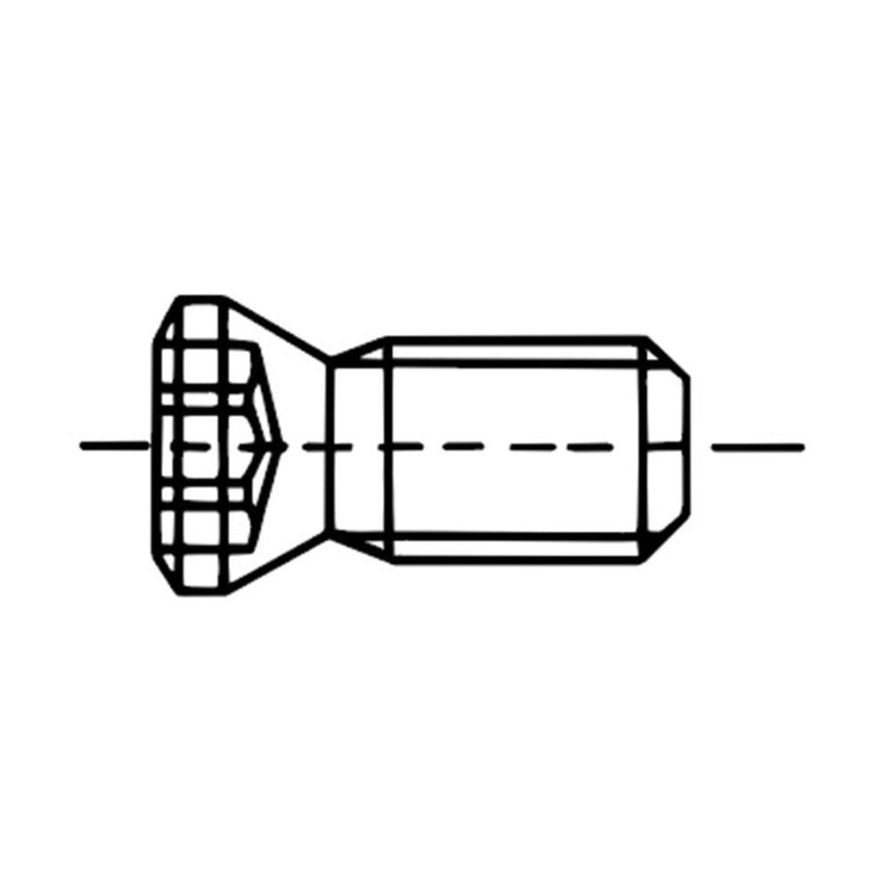 OSG 7808136 Clamp Screw for Indexables IP8 Torx, M2.5 x 6 Thread