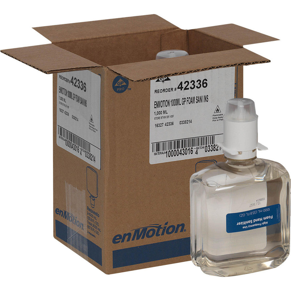 Georgia Pacific 42336 Enmotion High-Frequency-Use Foam Sanitizer Dispenser Refills, Dye And Fragrance Free