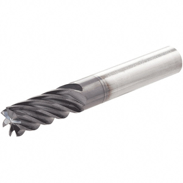 Iscar 5623411 Roughing & Finishing End Mill 1/2" Dia, 12 Flute, Corner Chamfer End, Solid Carbide