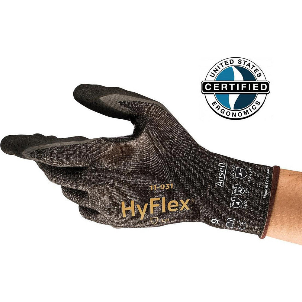 Ansell 11931090 Cut-Resistant Gloves Size Large, ANSI Cut A2, Foam Nitrile, Series 11-931
