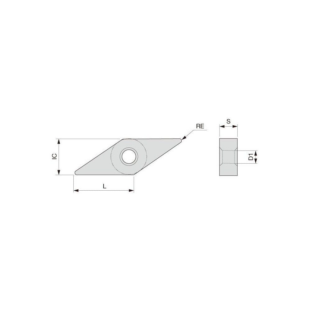 Tungaloy 6772360 Turning Insert VNMG 331 TM T9215, Carbide