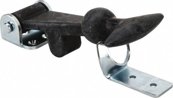 Value Collection S35RXXXXZNKT Hood Door Latch 2-9/32" OAW, 1-1/4" OAH, Rubber & Steel, Zinc-Plated