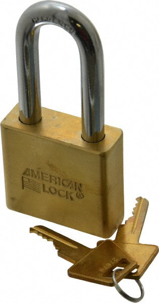 American Lock A5571KA-27678 Padlock Brass & Steel, Keyed Alike, 2" Wide