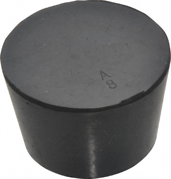 Value Collection ITRS-8-BKN 1-19/64" Small End, 1-39/64" Large End Diam, Size 8, Tapered Rubber Stopper