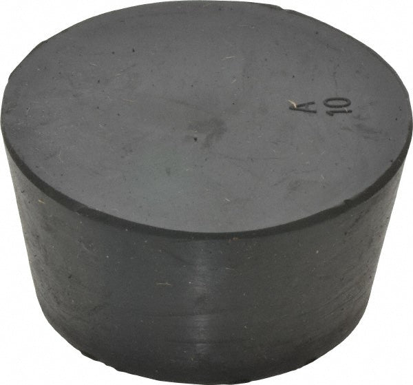 Value Collection ITRS-10-BKN 1-21/32" Small End, 1-31/32" Large End Diam, Size 10, Tapered Rubber Stopper