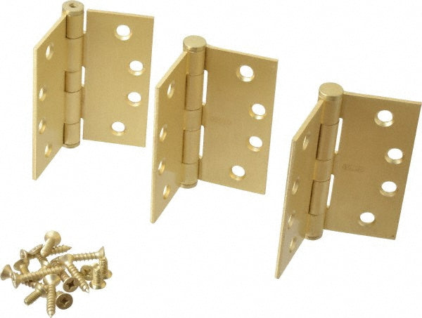 Best 711050552 Concealed Hinge Full Mortise, 4" OAW, 4" Door Leaf Height, 2" Door Leaf Width, 0.13" Thick