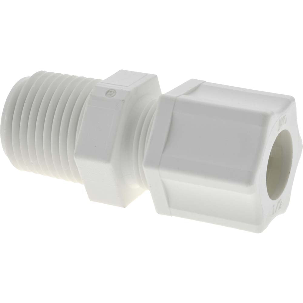 JACO 0600.066 Compression Tube Connector 1/2 & 1/2-20" Thread, 1/2" Tube OD, Compression x Threaded