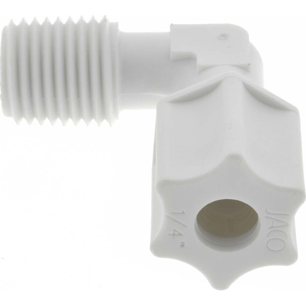 RYAN HERCO PRODUCTS CORP 0635.033 Compression Tube Male Elbow 1/4 & 7/16-20" Thread, 1/4" Tube OD, Compression x Threaded