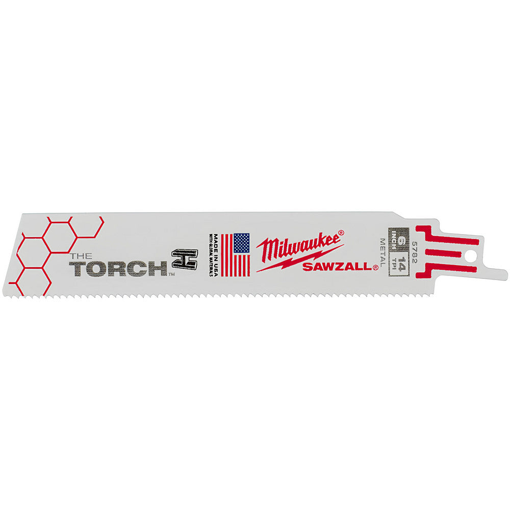 Milwaukee Tool 48-00-8782 Reciprocating Saw Blade 6" Long, Steel