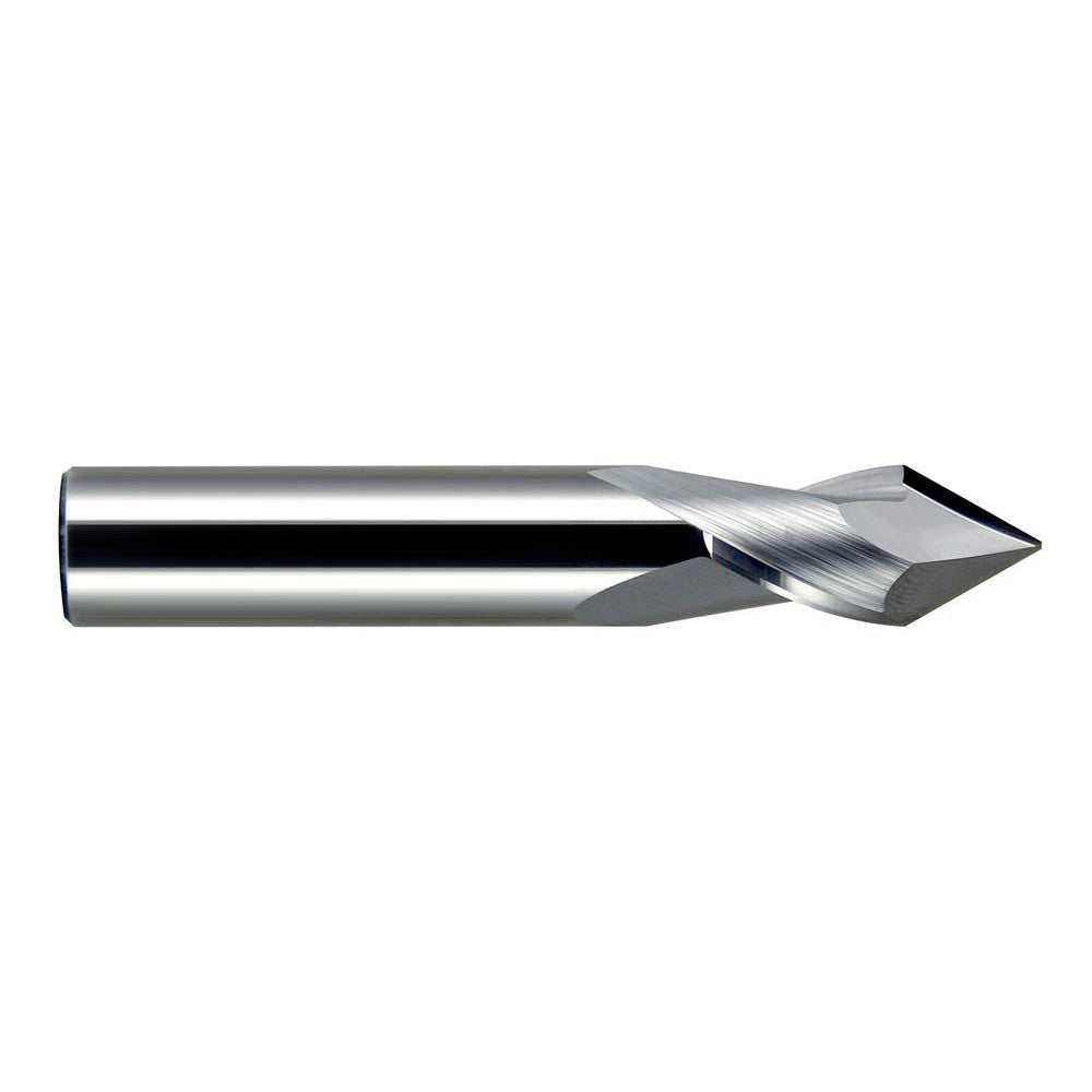Melin Tool 12193 Drill Mill 5/16" Dia, 13/16" LOC, 2 Flutes, 60 ° Point, Solid Carbide