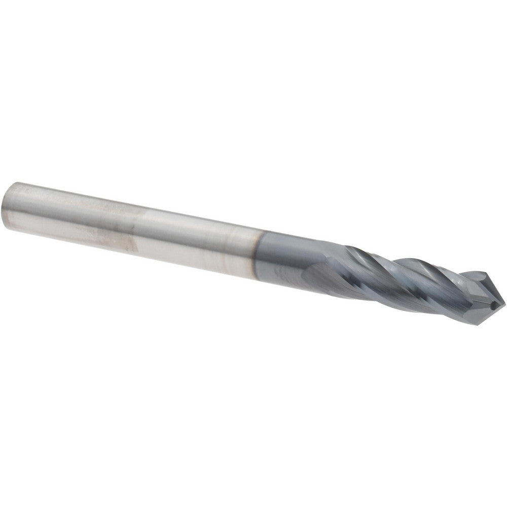 Melin Tool 51635 Drill Mill 3/16" Dia, 5/8" LOC, 4 Flutes, 90 ° Point, Solid Carbide