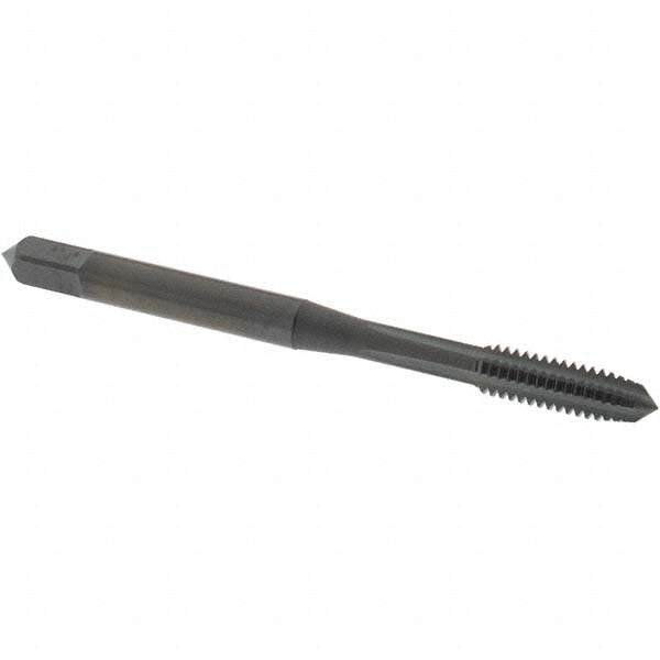 OSG 1024301 Straight Flute Tap #8-32 UNC, 4 Flute, Plug Chamfer, 2B Class of Fit, High-Speed Steel, Oxide Finish