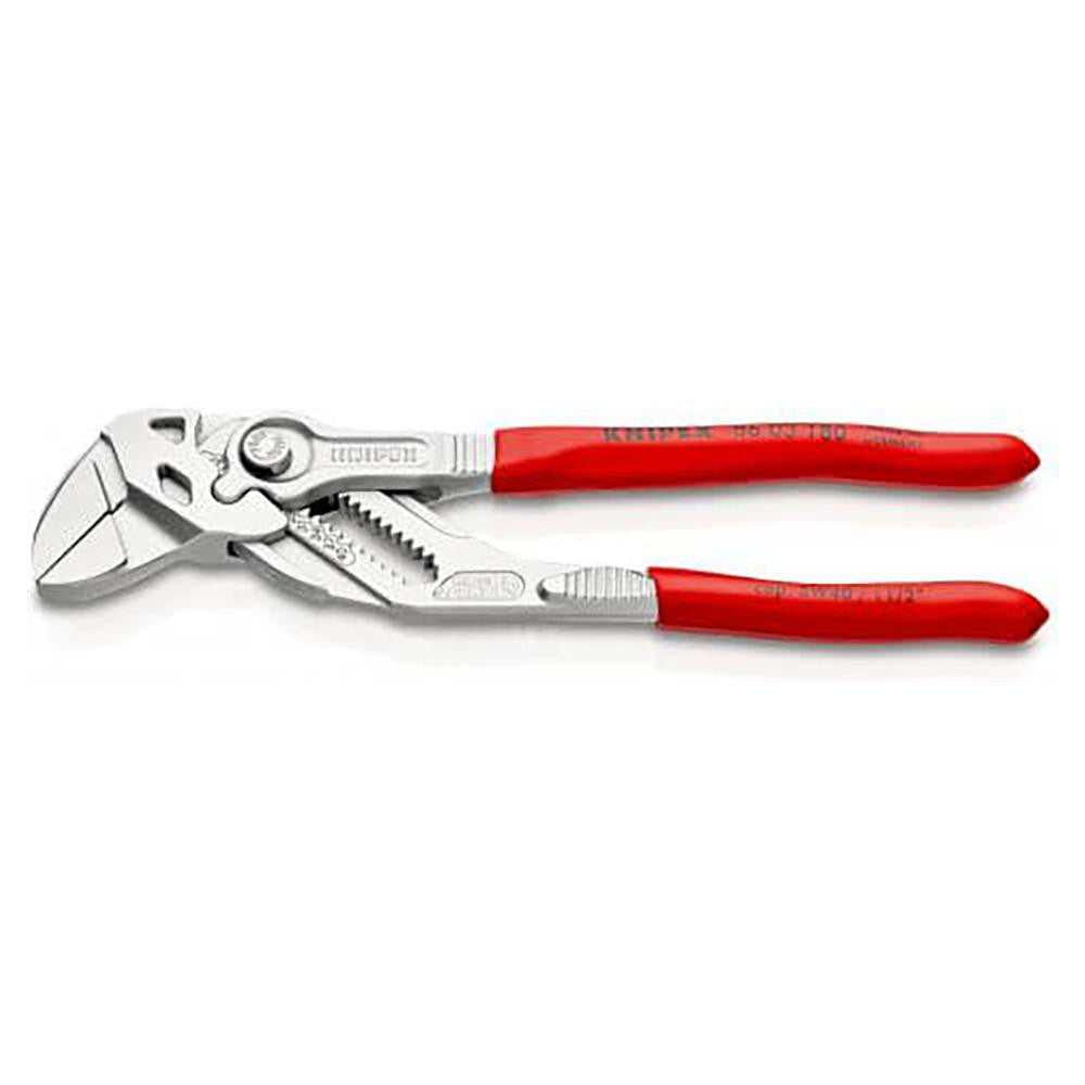 Knipex 86 03 180 Tongue & Groove Plier 1-1/2" Cutting Capacity, Smooth Jaw