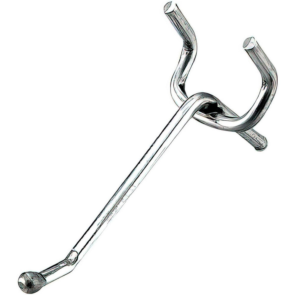 Onward 23100XR Pegboard Hooks Hook Type Single Hook Mount Type Pegboard Material Metal Projection 2in Finish Zinc For Peg Hole Diameter 0.25