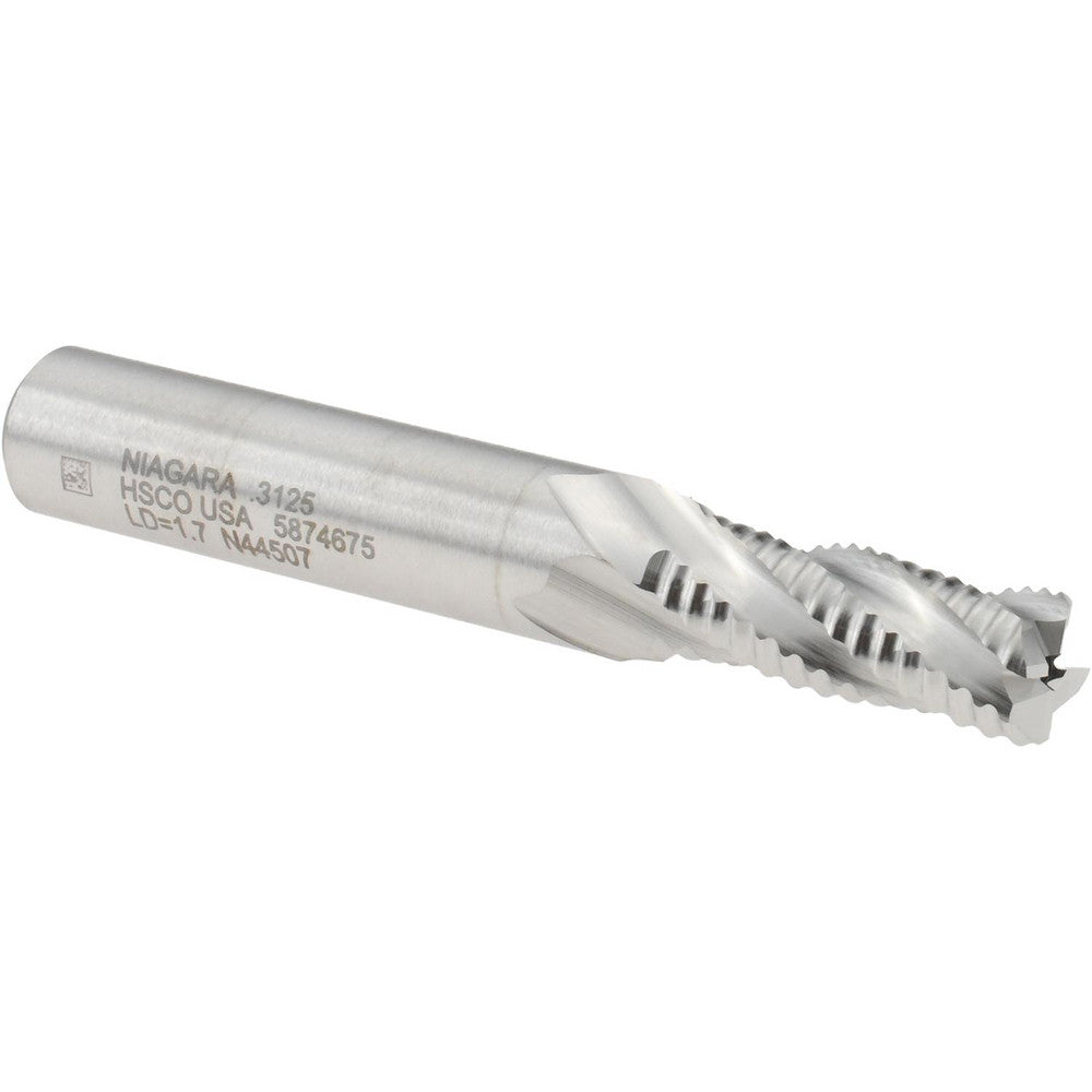 Seco 17010363 Roughing End Mill 5/16" Dia, 4 Flutes, Single End, Cobalt