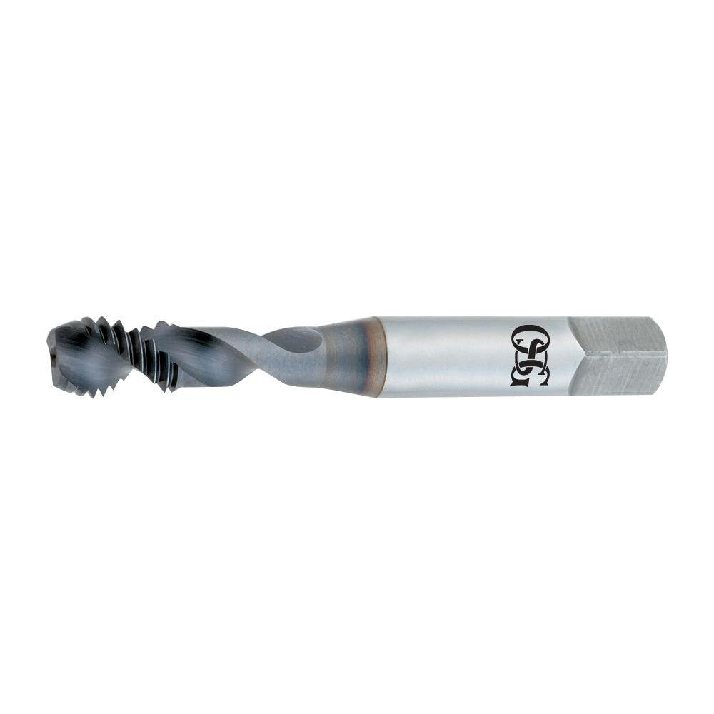 OSG 1305800308 Spiral Flute Tap #10-24, UNC, 2 Flute, Modified Bottoming Chamfer, 2B Class of Fit, Vanadium High-Speed Steel, TiCN Finish
