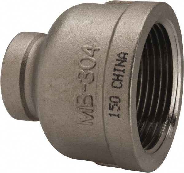 Merit Brass K412-2008 Pipe Reducer 1-1/4 x 1/2", 304 Stainless Steel