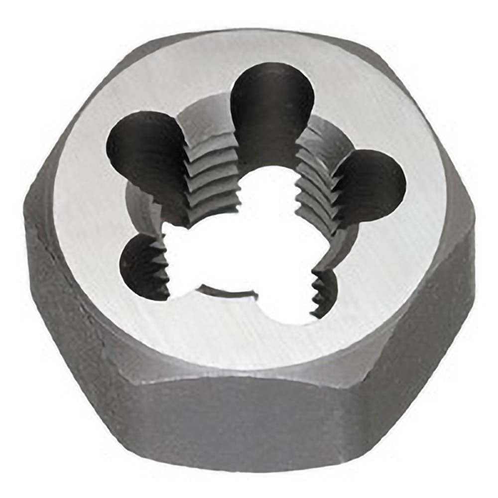 Titan USA TE80579 Hex Rethreading Die 1-8, 1" Thick, Right Hand, 1-13/16" Hex, Carbon Steel
