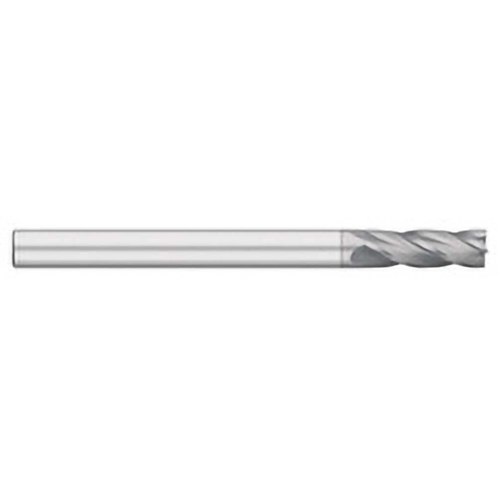 Titan USA TC97512 Square End Mill 0.1875" Dia, 1.125" LOC, 0.1875" Shank Dia, 3" OAL, 4 Flutes, Solid Carbide