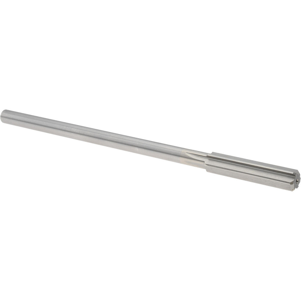 Titan USA TR94649 Chucking Reamer 10 mm Dia, 7" OAL, 1-3/4" Flute Length, Straight Flute, Straight-Cylindrical Shank, HSS