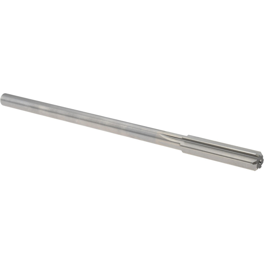 Titan USA TR94619 Chucking Reamer 0.3785" Dia, 7" OAL, 1-3/4" Flute Length, Straight Flute, Straight-Cylindrical Shank, HSS
